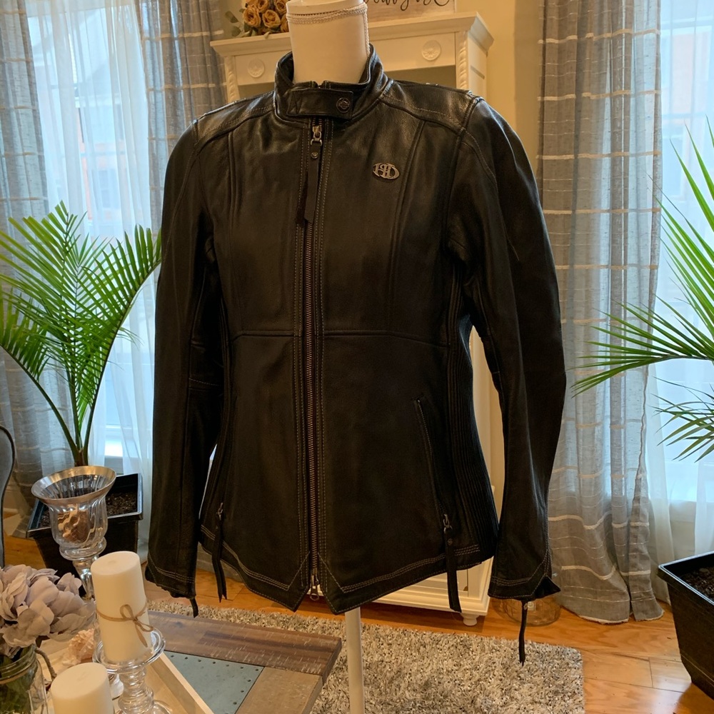 Harley Davidson leather jackets w/bling